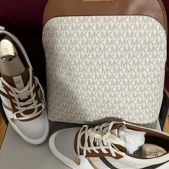 New Michael Kors Dash Trainer Small Net Mesh LUGG MULTI - Picture 2 of 7